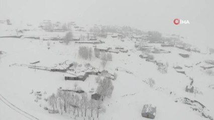 Memleketten kar manzaraları gelmeye devam ediyor
