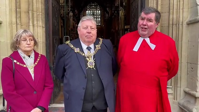 The Comfort and Joy 2021 handover event at St Mary's Church, Fratton