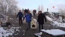 Yozgat'ta öğrenciler hayvanlar için yuva yapıp yiyecek bıraktı