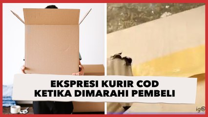 Ekspresi Kurir COD Ketika Dimarahi Pembeli Bikin Ketawa, Ternyata Ini Sebabnya
