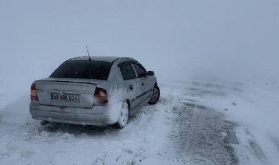MUŞ'TA KAR VE TİPİDE MAHSUR KALAN 30 KİŞİ KURTARILDI