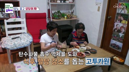 식후 혈당 감소에 도움 주는 『고투카원』 TV CHOSUN 20211219 방송