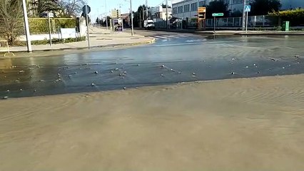 Inundación en el Polígono de San Cristóbal