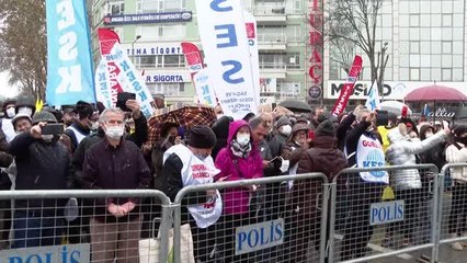 KESK "emekten yana bütçe" talebiyle miting düzenledi