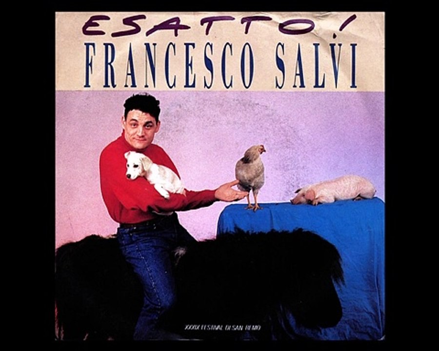 Francesco Salvi - Esatto!/Universal love (Speaker's corner) (1989 single) [HD audio]