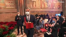 I francescani premiano il segretario generale dell'Onu Guterres