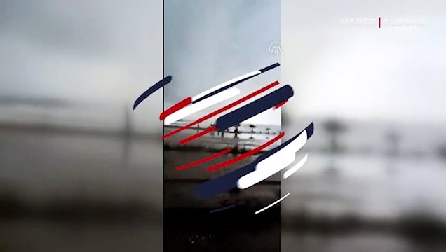 Antalya'da hortum paniği! Sürücülere korku dolu anlar yaşattı