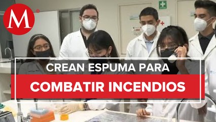 Estudiantes de la UANL crean espuma para combatir incendios