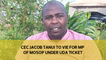 CEC Jacob Tanui to take on incumbent MP Vincent Tuwei for the UDA ticket