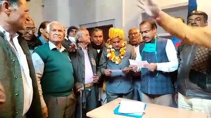 राधेश्याम शर्मा पेंशनर समाज अध्यक्ष निर्वाचित