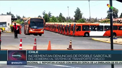 Ciudadanos chilenos denuncian baja afluencia del transporte público