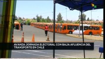 teleSUR Noticias 14:30 19-12:  Avanza elecciones con baja afluencia de transporte