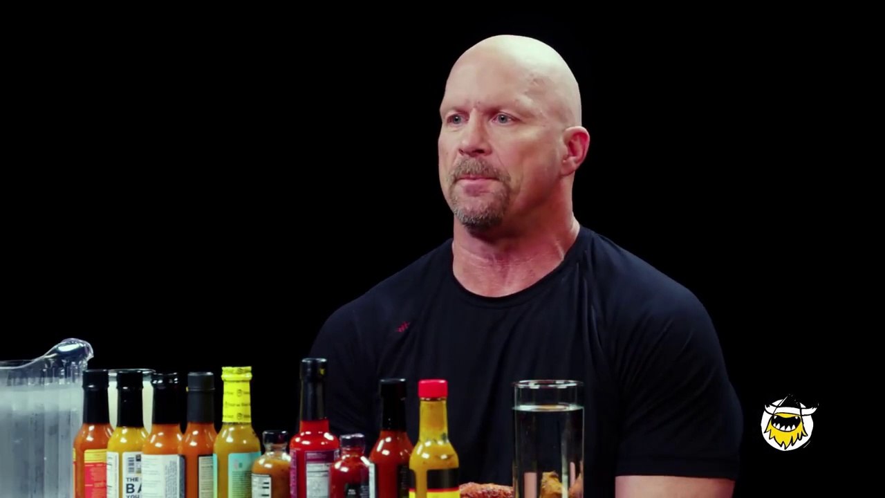 Stone Cold Steve Austin Puts the Stunner on Spicy Wings