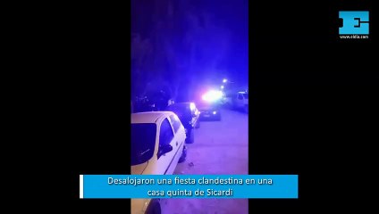 Desalojaron una fiesta clandestina en una casa quinta de Sicardi