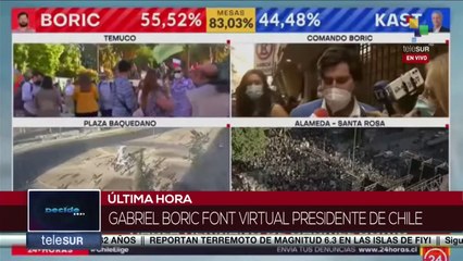"Es hora de que el pueblo de Chile tenga los cambios que requiere"