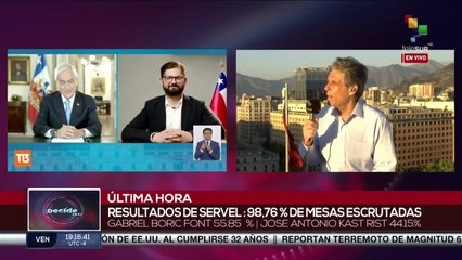 Pueblo chileno celebra la victoria de Gabriel Boric como nuevo Presidente