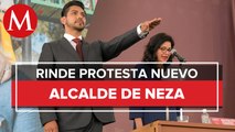 Adolfo Cerqueda rinde protesta como alcalde de Nezahualcóyotl y presenta su agenda