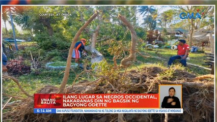 Ilang lugar sa Negros Occidental, nakaranas din ng bagsik ng bagyong Odette | UB