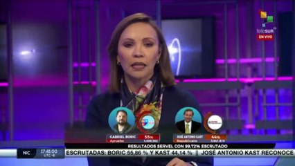 Chilenos se movilizan para celebrar el triunfo de Gabriel Boric