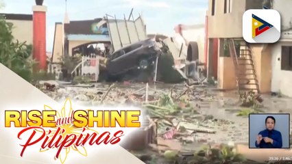 Télécharger la video: Bilang ng nasawi sa pananalasa ng bagyong #OdettePH sa Eastern Visayas, umakyat na sa 8; kapitolyo ng Southern Leyte, hindi rin nakaligtas sa hagupit ng bagyo