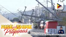 Mga daan sa Surigao City, passable na; PRO 13, tumulong sa clearing operations
