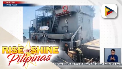 7-K food boxes, patungo sa Siargao sakay ng BRP Ivatan; Philippine Navy, magtatayo ng advance command post sa Surigao City para sa humanitarian and disaster relief operations