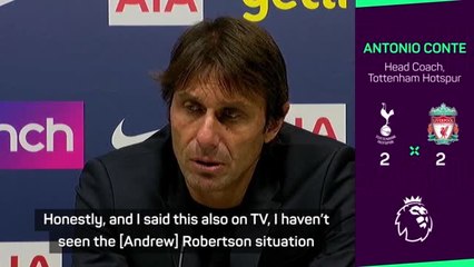 Download Video: Conte reluctant to speak on refereeing decisions despite 'clear handball'