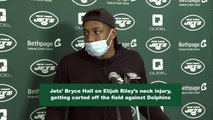 Jets' CB Bryce Hall on Elijah Riley's Scary Neck Injury Against Dolphins