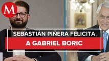 Sebatián Piñera saluda a Gabriel Boric, para Chile comienza una transición ordenada