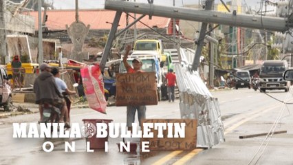 Typhoon Odette leaves downed power lines in Surigao City