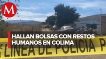 En Colima, localizan osamenta y bolsas con aparentes restos humanos