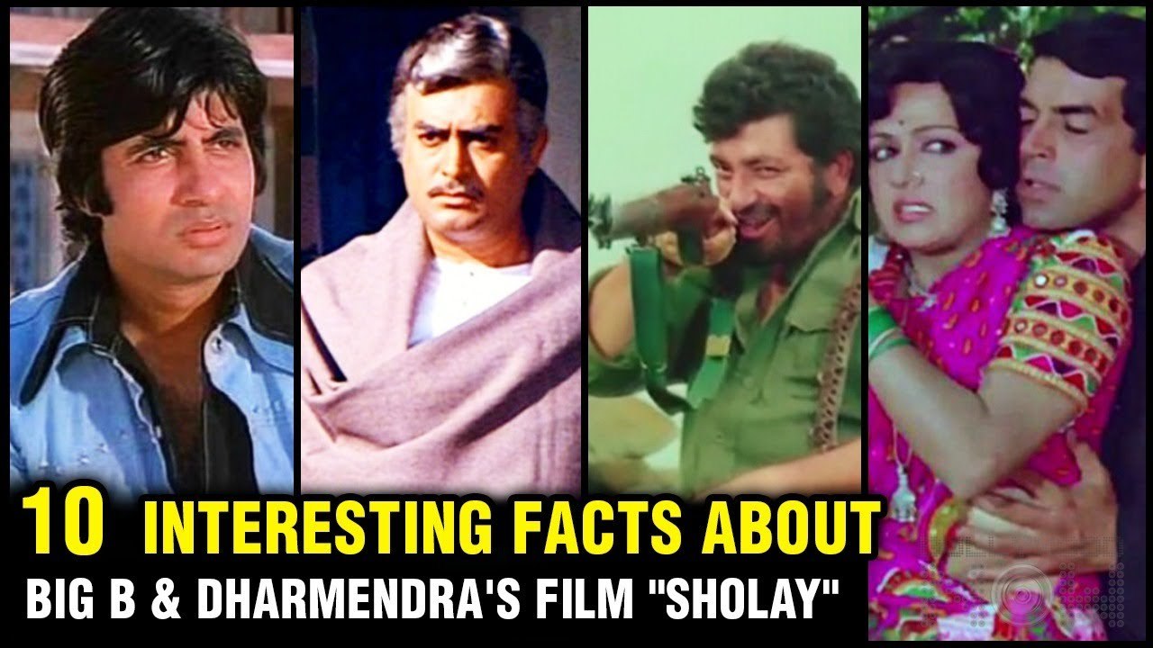 10 Interesting & Unknown Facts About Amitabh, Dharmendra, Hema Malini's Film "Sholay"