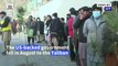 Hundreds queue for passports in Kabul in bid to leave Afghanistan