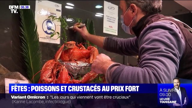 Les prix des poissons et crustacés s'envolent pour les fêtes