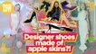 Designer shoes made of apple skins?! | Make Your Day