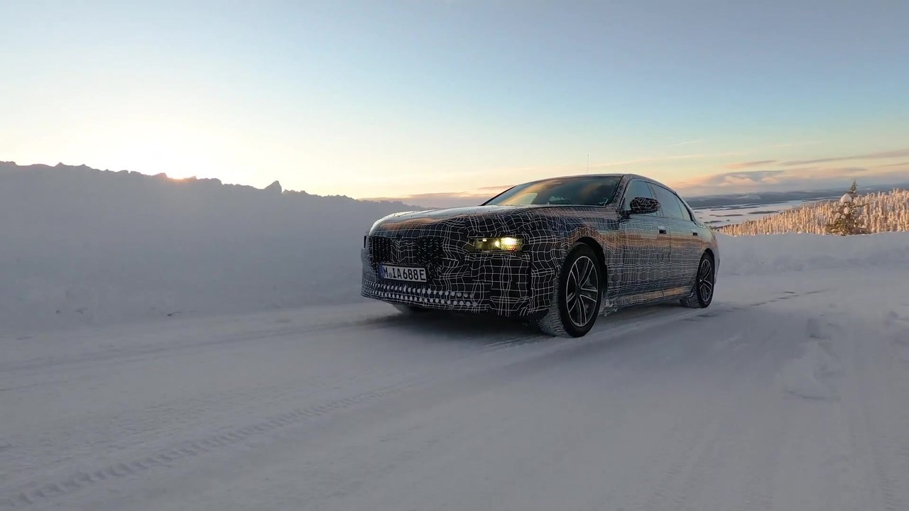 Der BMW i7 in der Antriebserprobung unter Extrembedingungen - Kaltklimatests