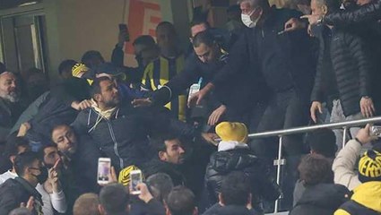 Fenerbahçe stadında bidonla intihar girişimi: Kendimi yakacağım