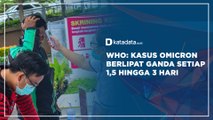 WHO: Kasus Omicron Bisa Berlipat Ganda Setiap 3 Hari | Katadata Indonesia