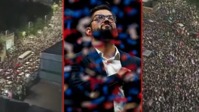 Şili'nin yeni devlet başkanı 35 yaşındaki Gabriel Boric oldu! Yüz binler zaferi kutlamak için sokaklara akın etti