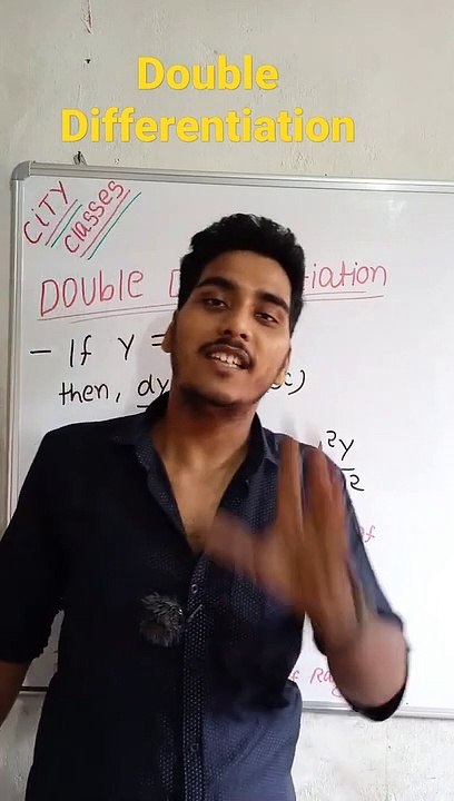 Double Differentiation | Double Differentiation in Hindi | Double Differentiation mathematical tool #cityclasses