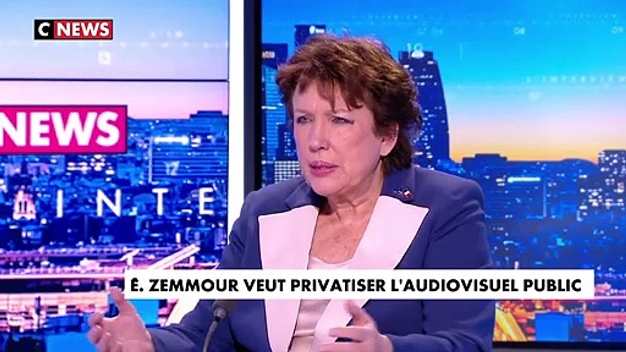 Roselyne Bachelor répond à Eric Zemmour et Marine Le Pen qui veulent privatiser l'audiovisuel : "Je suis vent debout contre la privatisation du service public"