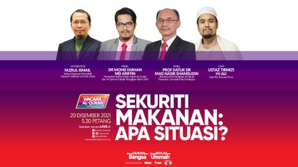 [LIVE] SEKURITI MAKANAN: APA SITUASI?