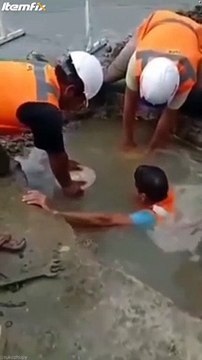 Réparation de canalisation avec les moyens du bord