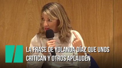 Yolanda Díaz: "Las decisiones que toman los accionistas de una empresa no tienen nada que ver con la economía real"