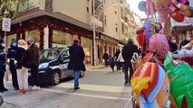 Andria: passeggiando per le vie pedonali nel periodo natalizio - VIDEO a presa diretta (19 dicembre 2021)