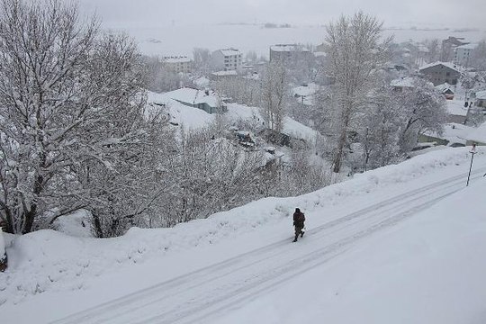 ELAZIĞ VE BİNGÖL KARLIOVA'DA 46 KÖY YOLU, KARDAN KAPANDI