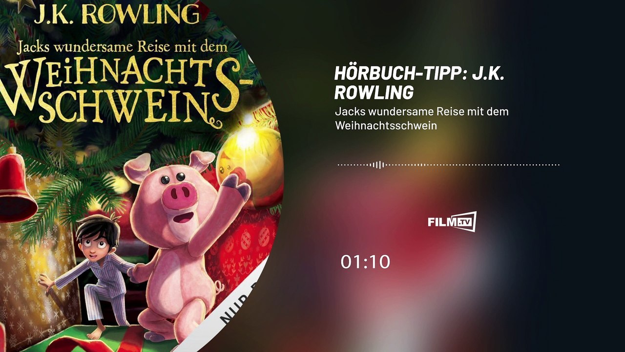 Hörbuch-Tipp: "Jacks wundersame Reise mit dem Weihnachtsschwein" von J.K. Rowling
