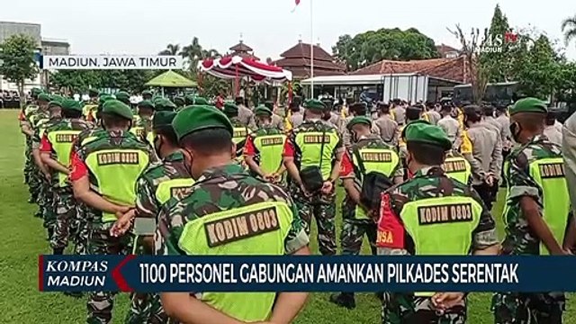 1100 Personel Gabungan Amankan Pilkades Serentak