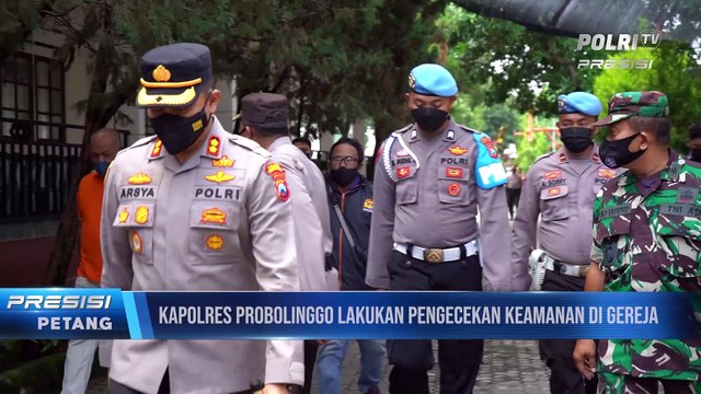 Kapolres Probolinggo Meninjau dan Mengecek Keamanan di Gereja Santo Paulus dan Gereja Jawi Wetan, Kec. Kraksaan