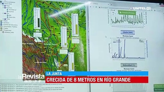 Alerta naranja ante crecida y posibles desbordes de ríos en Santa Cruz y Cochabamba